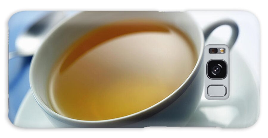 Spoon Galaxy Case featuring the photograph Close Up Of Cup Of Tea by Opificio 42