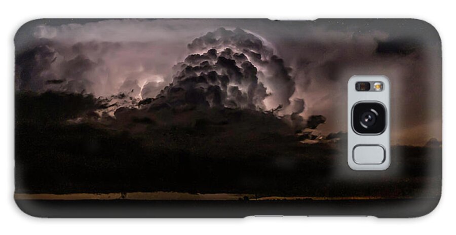 Mammatus Galaxy Case featuring the photograph Cloud Fire by Laura Hedien
