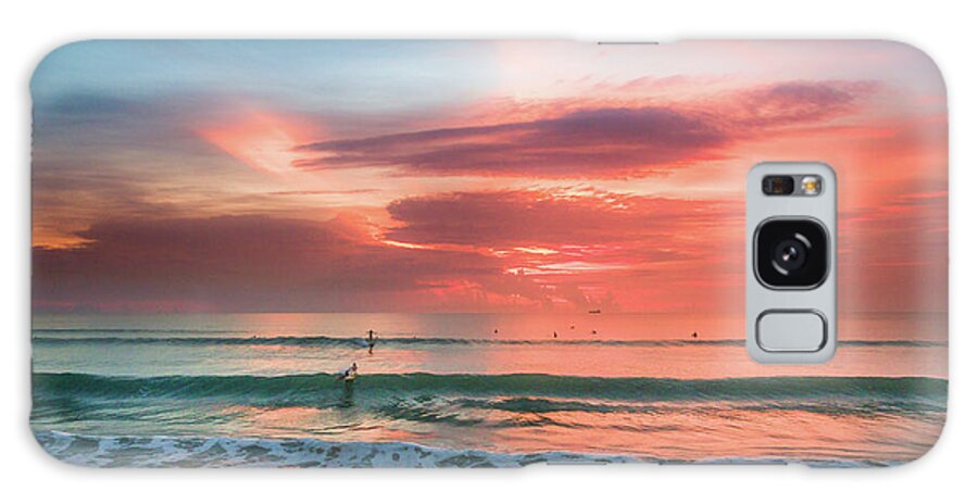 Cocoa Beach Galaxy Case featuring the photograph Cocoa Beach Sunrise by Seascaping Photography
