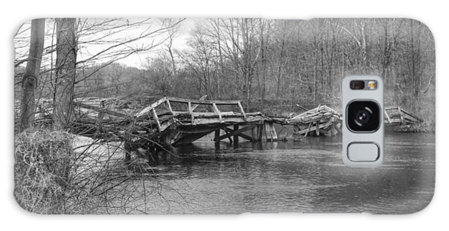 Waterloo Village Galaxy Case featuring the photograph Collapsed Bridge at Waterloo Village by Christopher Lotito