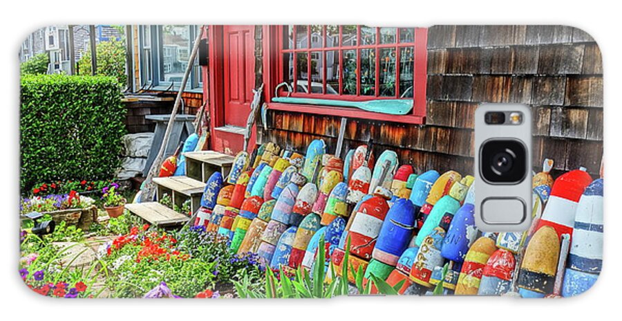 Lobster Galaxy Case featuring the photograph Colorful Buoys by Don Margulis