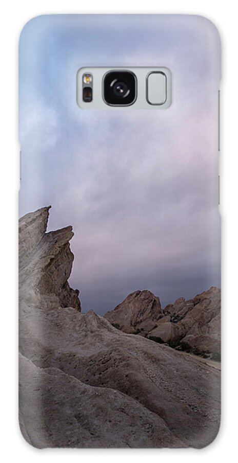 Desert Galaxy Case featuring the photograph Colorful Clouds At Sunset Above Vasquez Rocks, California by Cavan Images