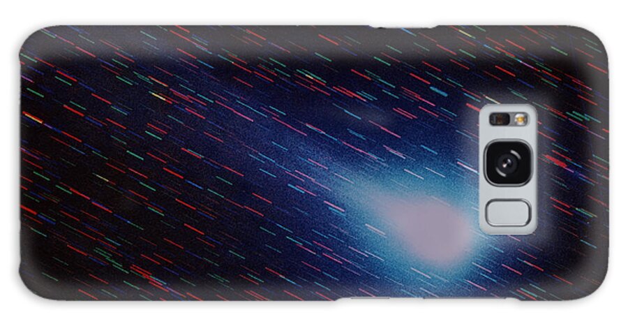 Halley's Comet Galaxy Case featuring the photograph Comet Halley by Royal Observatory, Edinburgh/aao/science Photo Library
