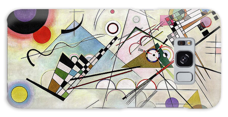 Kandinsky Composition Galaxy Case featuring the painting Composition 8 - Komposition 8 by Wassily Kandinsky