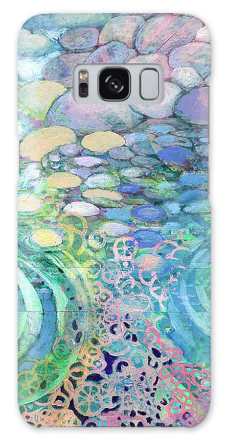 Water Galaxy Case featuring the painting Contemplation by Jennifer Lommers