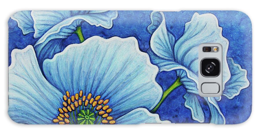 Poppy Galaxy Case featuring the painting Cool Grace by Amy E Fraser