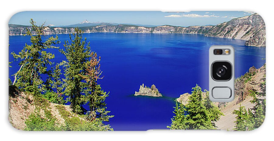 Crater Lake Galaxy Case featuring the photograph Crater Lake II by Daniel Cummins