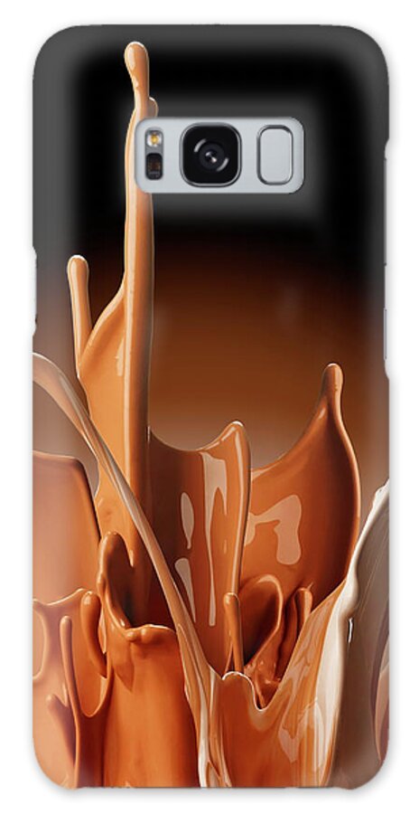 California Galaxy Case featuring the photograph Creme Brulee Splash by Jack Andersen
