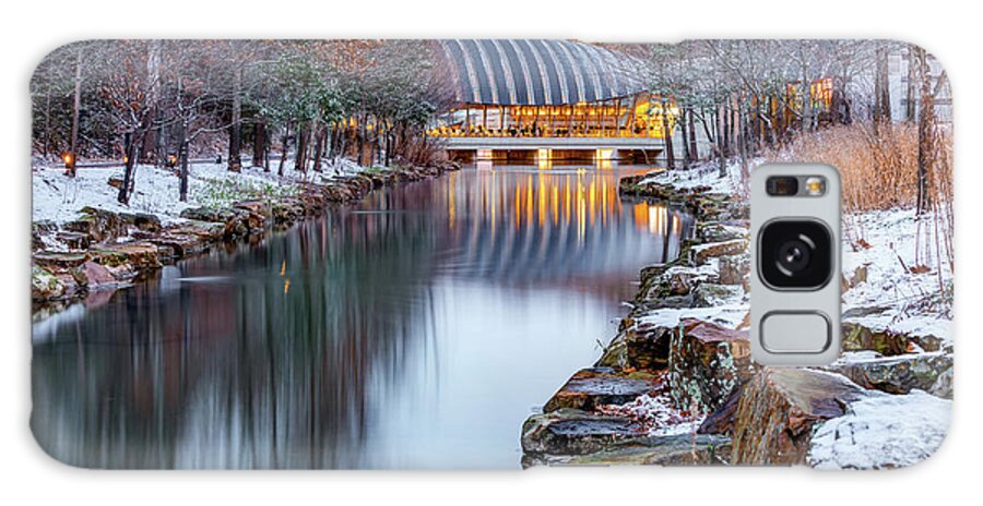 America Galaxy Case featuring the photograph Crystal Bridges Museum of American Art in Winter - Northwest Arkansas by Gregory Ballos