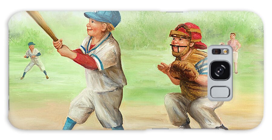 Baseball Galaxy Case featuring the painting Dd_078 by Dianne Dengel