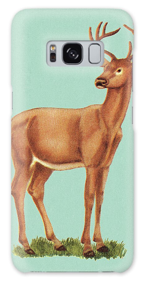 Activity Galaxy Case featuring the drawing Deer Standing by CSA Images