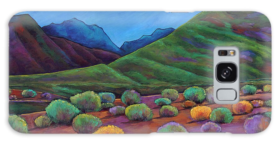 Arizona Galaxy Case featuring the painting Desert Valley by Johnathan Harris