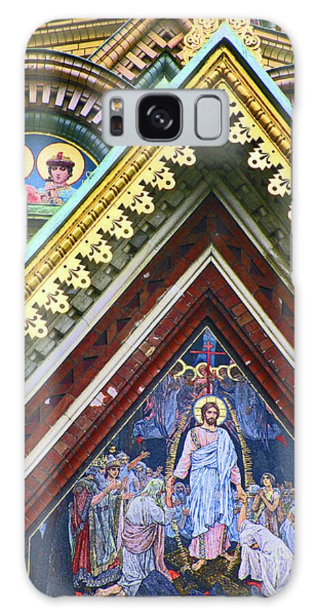 Church Galaxy Case featuring the photograph Detail - Church of our Savior by Linda Parker
