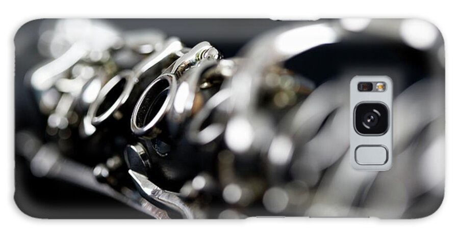 Clarinet Galaxy Case featuring the photograph Detail Of A Clarinet by Junior Gonzalez
