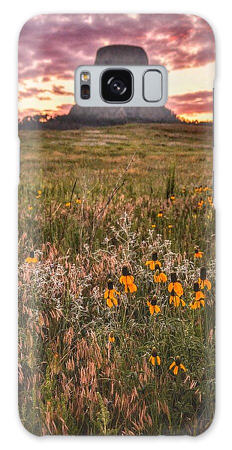 Devil's Galaxy Case featuring the photograph Devil's Tower Sunset by Chance Kafka