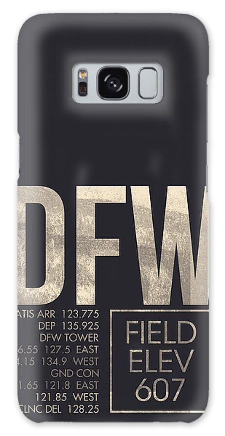 Dfw Atc Galaxy Case featuring the digital art Dfw Atc by O8 Left