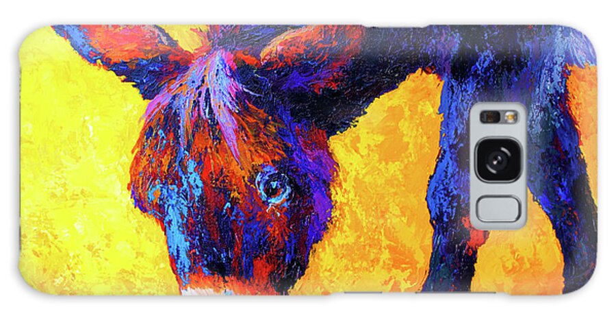 Donkey Ii Galaxy Case featuring the painting Donkey II by Marion Rose