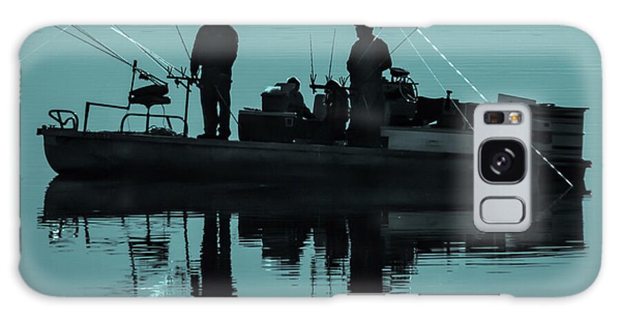 Photograph Galaxy Case featuring the photograph Early Morning Fishing by David Wagenblatt