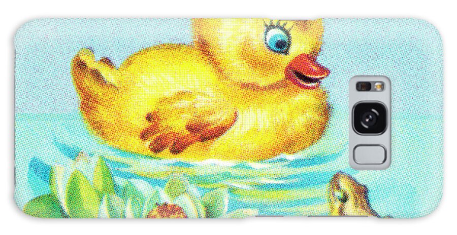 Animal Galaxy Case featuring the drawing Easter chick by CSA Images