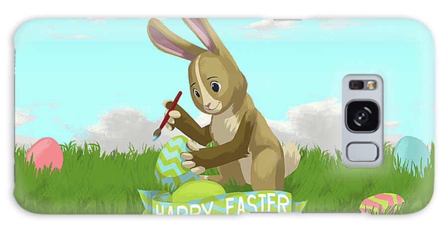 Easter Galaxy Case featuring the digital art Easter Painting (rectangle) by Sd Graphics Studio