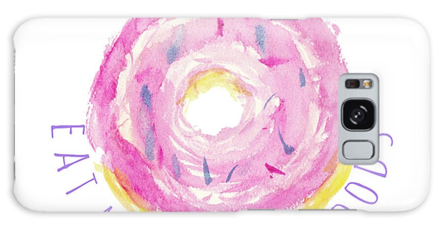 Eat Galaxy Case featuring the painting Eat More Whole Foods by Susan Bryant