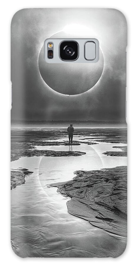 Black Galaxy Case featuring the digital art Eclipse by Zoltan Toth