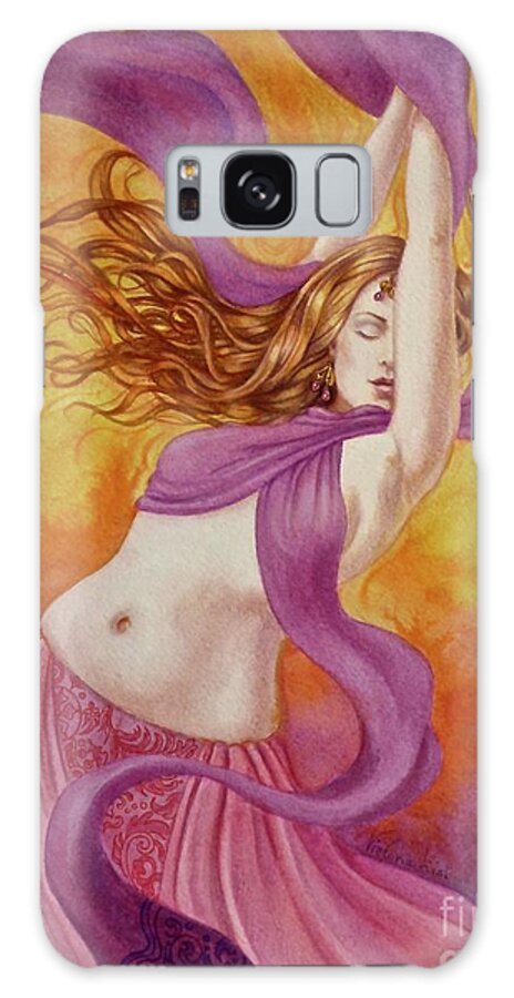 Watercolor Galaxy Case featuring the painting Ecstatic Dance by Victoria Lisi