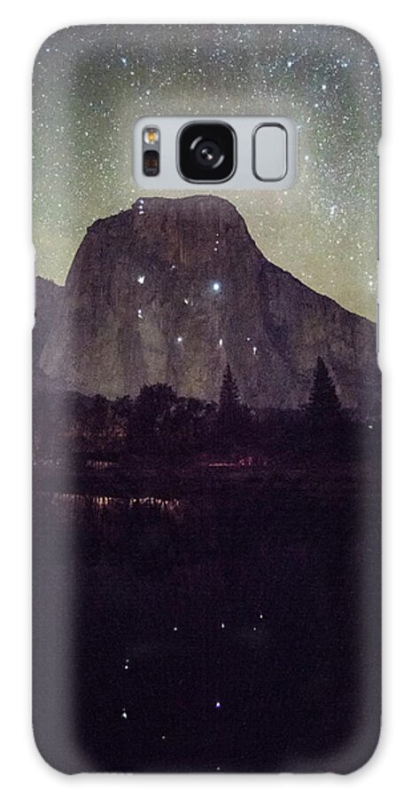 El Capitan Galaxy Case featuring the photograph El Capitan At Night 2 by Bill Roberts