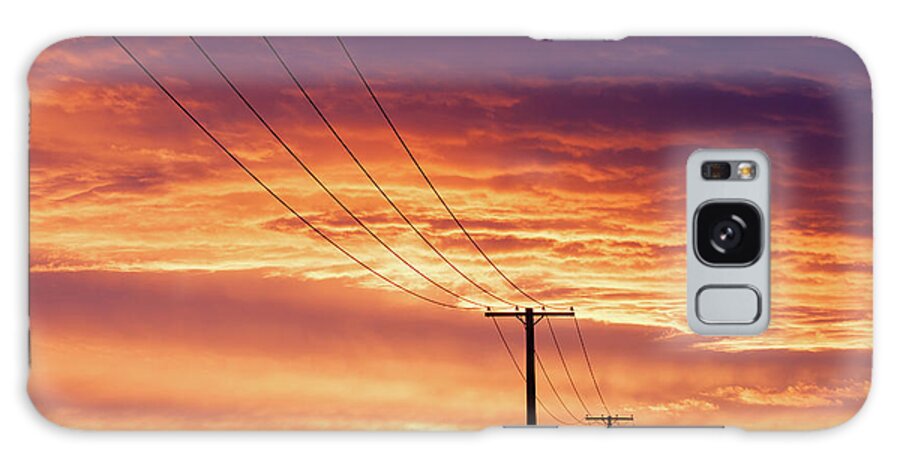 Electrical Galaxy Case featuring the photograph Electric Night by Todd Klassy