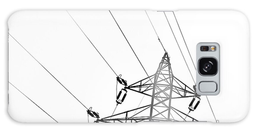 Clear Sky Galaxy Case featuring the photograph Electrical Tower by Am2photo