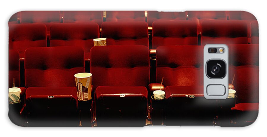 Unhealthy Eating Galaxy Case featuring the photograph Empty Movie Theater by Ryan Mcvay