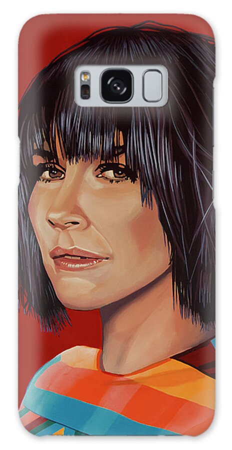 Evangeline Lilly Galaxy Case featuring the painting Evangeline Lilly Painting by Paul Meijering