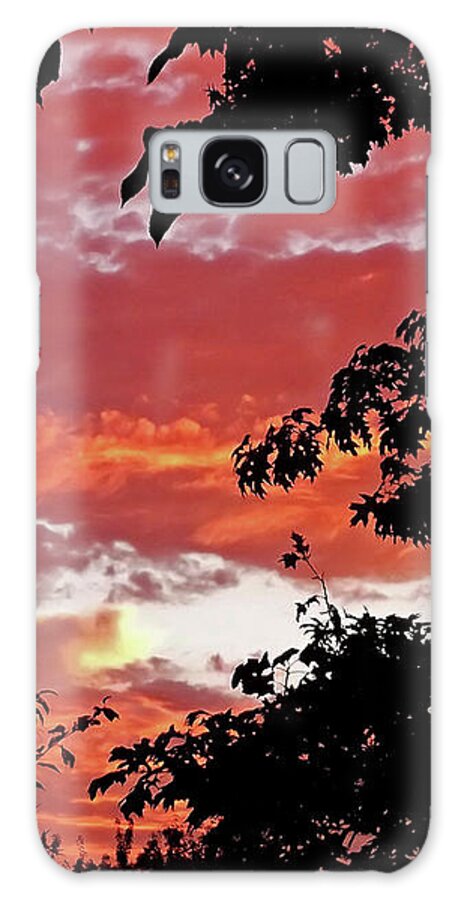 Farmboyzim Galaxy Case featuring the photograph Evening Sky 1 by Harold Zimmer