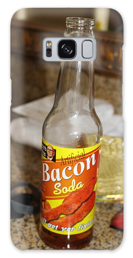 Soda Galaxy Case featuring the photograph Everythings Better with Bacon, Even Soda by Laura Smith