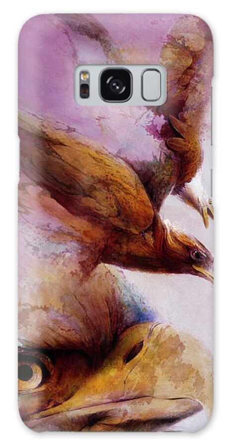 Eye Of The Eagle Galaxy Case featuring the painting Eye Of The Eagle by Denton Lund