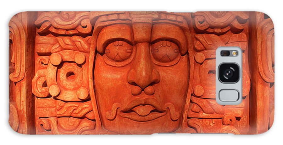 Mexico Galaxy Case featuring the photograph Face of a Mayan Ruler by John Mitchell