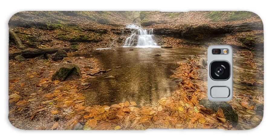 Baraboo Galaxy Case featuring the photograph Fall at Parfrey's Glen by Brad Bellisle