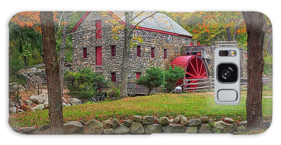 Grist Mill Galaxy S8 Case featuring the photograph Fall Foliage at the Grist Mill by Kristen Wilkinson