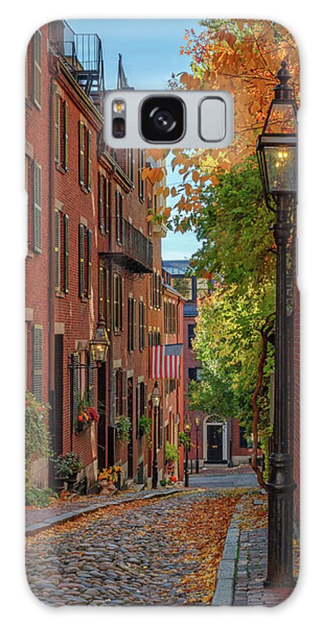 Boston Galaxy Case featuring the photograph Fall in Beacon Hill by Kristen Wilkinson