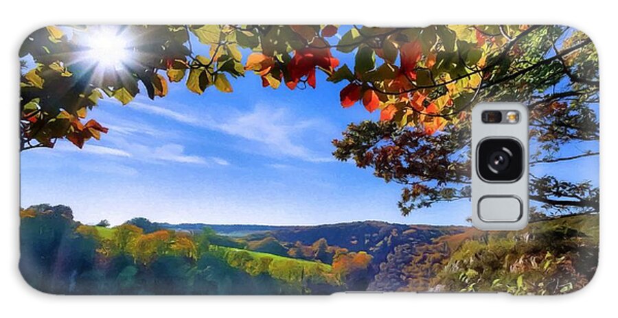 Fall In The Blue Ridge Mountains Galaxy Case featuring the photograph Fall In The Blue Ridge Mountains by Sandi OReilly