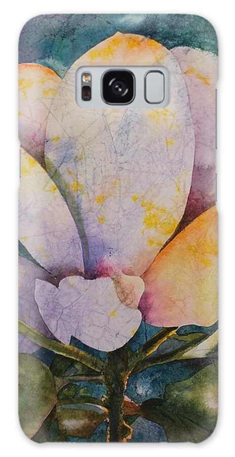 Batik Galaxy Case featuring the painting Faux Batik by Marlene Gremillion
