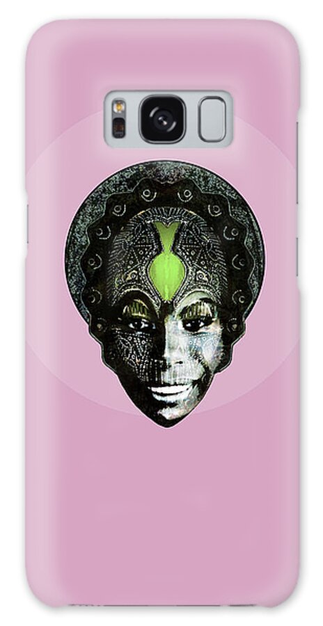 Nina Galaxy Case featuring the mixed media Feeling Good - Blossom by BFA Prints