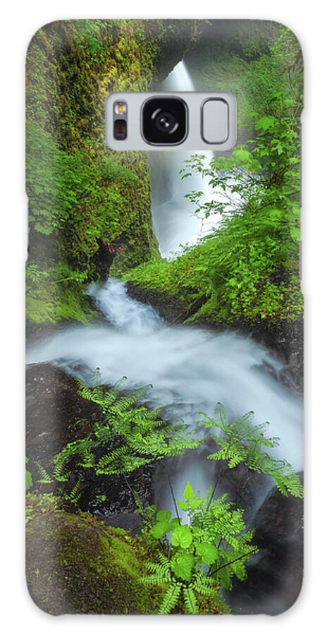 Oregon Galaxy Case featuring the photograph Fern Falls by Darren White