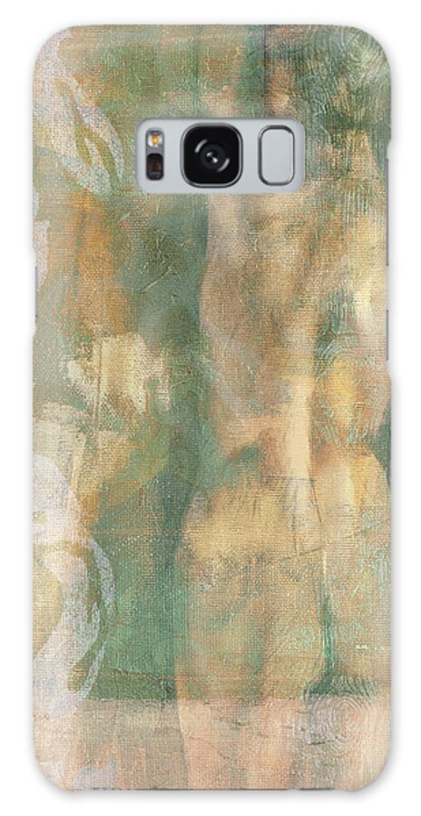 Figurative Galaxy Case featuring the painting Figurative Carvings I by Jennifer Goldberger