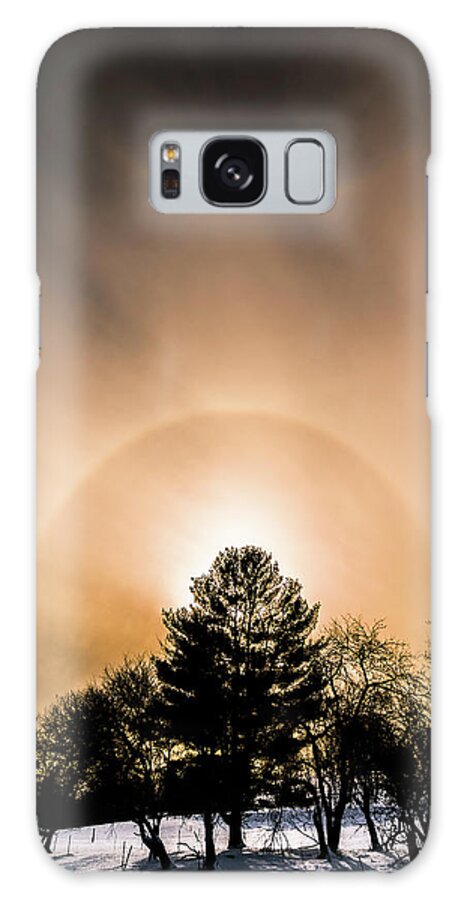Cold Galaxy Case featuring the photograph Fire and Ice Portrait by Tim Kirchoff