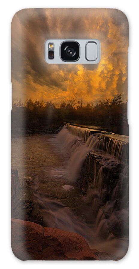 Fire Ky Galaxy Case featuring the photograph Fire and Water by Aaron J Groen