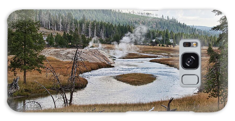 Grass Galaxy Case featuring the photograph Firehole River, Yellowstone, Np by © Richard Taylor