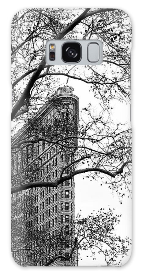 Flat Iron Galaxy Case featuring the photograph Flat Iron Through the Trees by Cate Franklyn