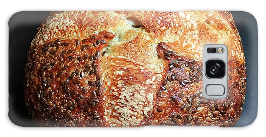 Bread Galaxy Case featuring the photograph Flax Seed Sourdough 2 by Amy E Fraser