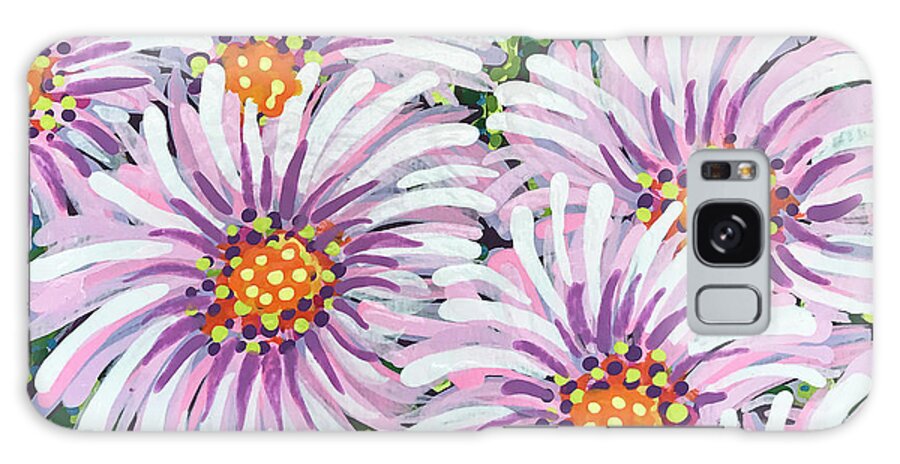 Floral Galaxy S8 Case featuring the painting Floral Whimsy 1 by Amy E Fraser